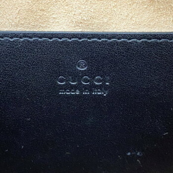 Gucci GG Marmont Shoulder Bag Black Leather - Picture 5 of 9